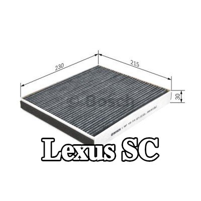 BOSCH مرشح حبوب اللقاح مرشح الكربون المنشط — Lexus Sc