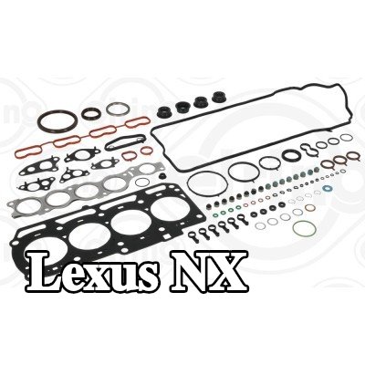 ELRING مجموعة حشيات كاملة, محرك مع مانع تسرب العمود المرفقي, مع أختام ساق الصمام — Lexus Nx