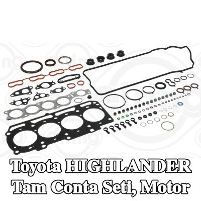 ELRING Tam Conta Seti, krank mili contalı motor, valf gövdesi contalı — Toyota Highlander