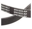 RIDEX PLUS Serpantin kayışı 1033mm, Number of ribs: 6 — 2000 Toyota Solara (4)