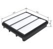 BOSCH Hava filtresi — Chevrolet Evanda (1)