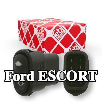 FEBI BILSTEIN مفتاح نافذة أمامي أيسر, الخلفي الأيسر, أمامي أيمن, خلفي أيمن — Ford Escort