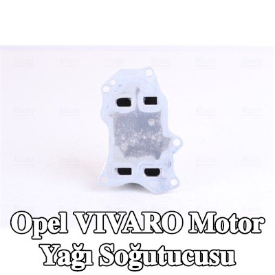 NISSENS Contasız motor yağı soğutucusu, yağ filtresi muhafazası olmadan, filtre olmadan — Opel Vivaro