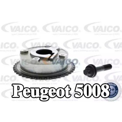 VAICO مُعدِّل عمود الكامات للجانب السحب, مع برغي, Q+, جودة الشركة المصنعة للمعدات الأصلية — Peugeot 5008