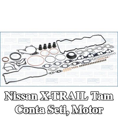 AJUSA Tam Conta Seti, valf gövdesi contalı motor, silindir kafası contası olmadan — 2002 Nissan X-trail