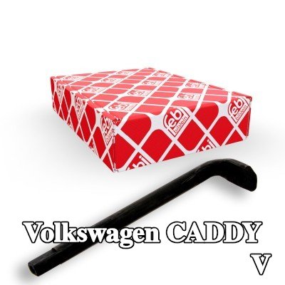 FEBI BILSTEIN ذراع الموتر، الحزام المضلع على شكل V — 2000 Volkswagen Caddy