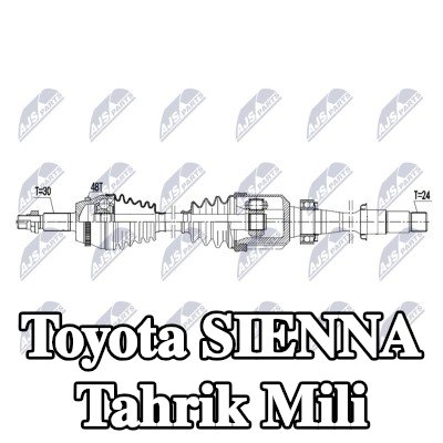 NTY Tahrik mili Ön Aks Sağ, 1025mm — Toyota Sienna