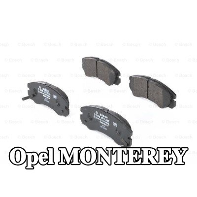 BOSCH مجموعة وسادات الفرامل 16, 5mm — Opel Monterey