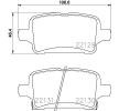 HELLA Fren balatası seti 17, 1mm, aksesuarlarla — Chevrolet Bolt (4)