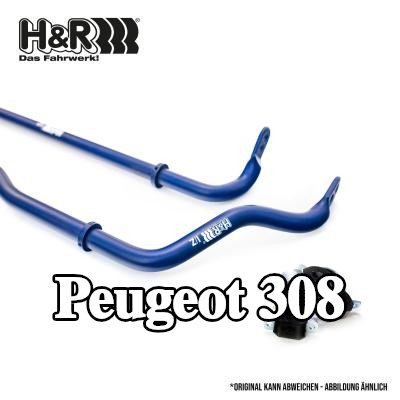 H&R مجموعة قضبان منع الانقلاب — Peugeot 308