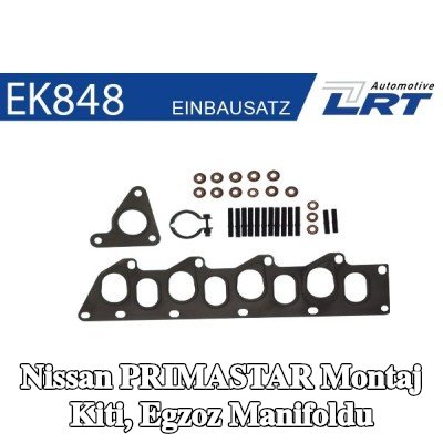 LRT Montaj Kiti, egzoz manifoldu — Nissan Primastar
