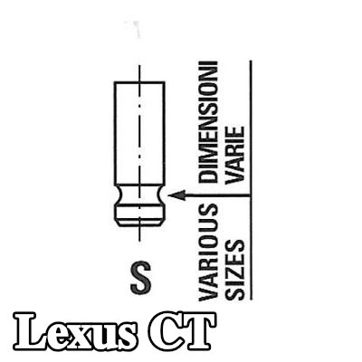 FRECCIA صمام السحب ساق الصمام المطلي بالنيتريد — Lexus Ct
