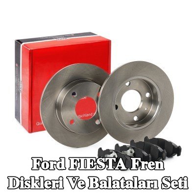 MAPCO Fren diskleri ve balataları seti Ön Aks, düz — 1990 Ford Fiesta