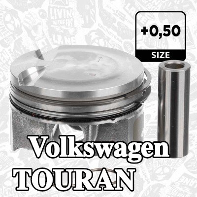 ET ENGINETEAM المكبس — 2016 Volkswagen Touran