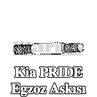 VEGAZ Egzoz askısı — 1990 Kia Pride