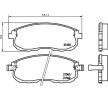 HELLA Fren balatası seti 17mm — Nissan Bluebird (4)