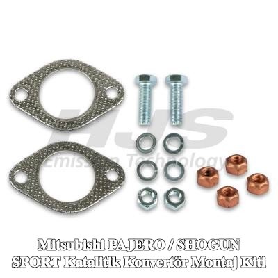 HJS Katalitik konvertör montaj kiti — Mitsubishi Pajero / Shogun Sport