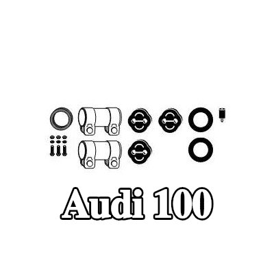 VEGAZ طقم تركيب العادم — Audi 100
