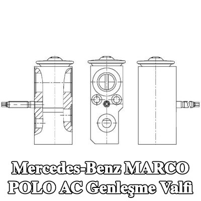 MAHLE Cıvata/vida ile klima genleşme valfi, flanş ile — Mercedes-Benz Marco Polo