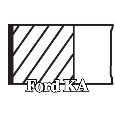 MAHLE مجموعة حلقات المكبس — 2002 Ford Ka
