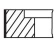 MAHLE Piston Segman Kiti — Volkswagen Parati (4)
