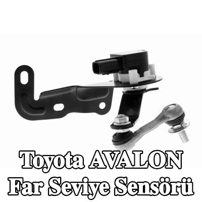 VEMO Far seviye sensörü Arka Aks Sağ, tutuculu, bağlantı çubuğu ile — Toyota Avalon