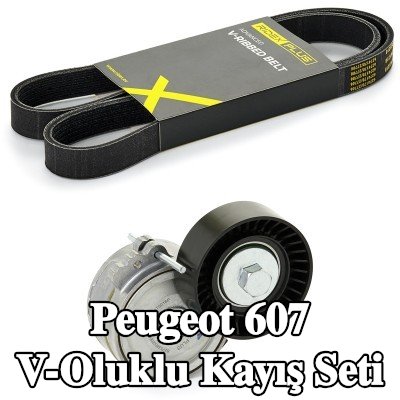 RIDEX PLUS V-Oluklu Kayış Seti — Peugeot 607