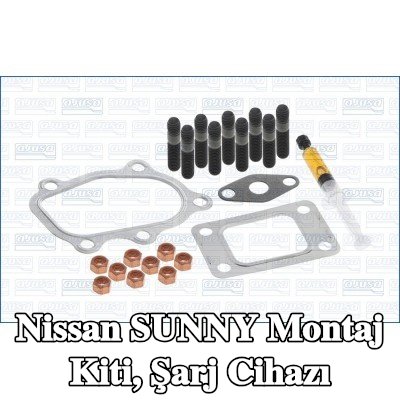 AJUSA Montaj Kiti, conta/sızdırmazlık elemanları ile şarj cihazı — Nissan Sunny