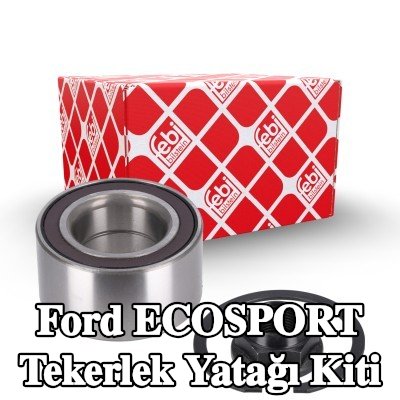 FEBI BILSTEIN Sol ön aks tekerlek yatağı kiti, Ön Aks Sağ, ABS sensör halkalı, tutma halkası — Ford Ecosport