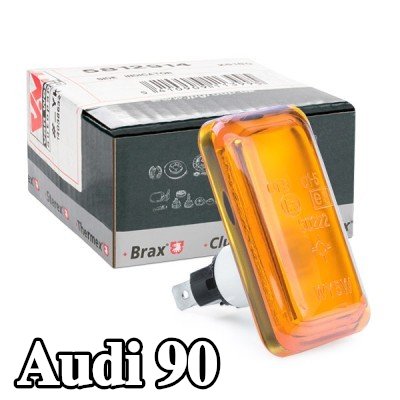 VAN WEZEL مؤشر جانبي أمامي أيسر, أمامي أيمن, تركيب جانبي, أصفر, بدون حامل لمبة — Audi 90