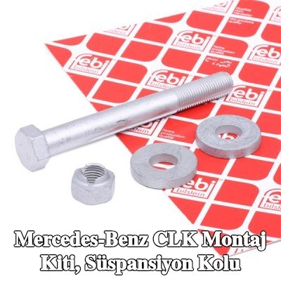 FEBI BILSTEIN Montaj kiti, süspansiyon kolu Ön Aks Sol, Ön Aks Sağ, ayarlama diskleri ile — 2000 Mercedes-Benz Clk