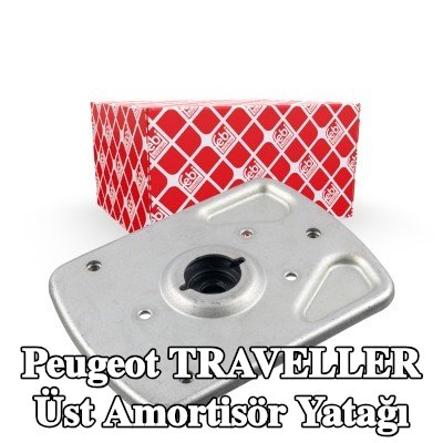 FEBI BILSTEIN Üst amortisör yatağı Ön Aks Sol, Ön Aks Sağ, bilyalı rulman içermez — Peugeot Traveller