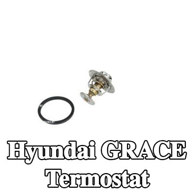 NRF Termostat 82°C, conta/sızdırmazlık elemanları ile — 1998 Hyundai Grace
