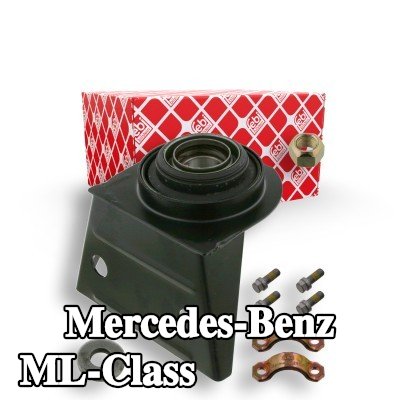 FEBI BILSTEIN محمل عمود الدوران المركزي, مع محمل كروي, مع مواد تثبيت — 2000 Mercedes-Benz ML-Class