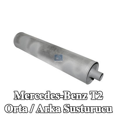 DT Spare Parts Orta / Arka susturucu — Mercedes-Benz T2