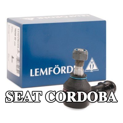 LEMFÖRDER طرف قضيب التوجيه للمحور الأمامي الأيسر, خارجي, 74mm, مع مواد تثبيت — 2000 SEAT Cordoba