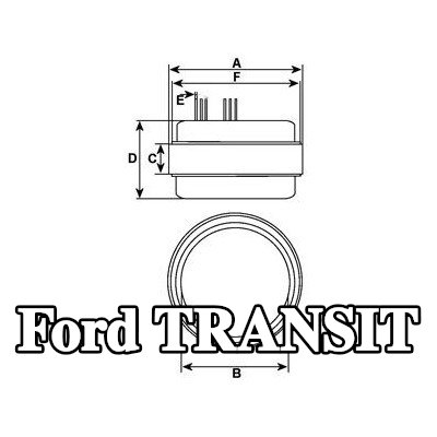 HC-Cargo ترس حر، مشغل — 1997 Ford Transit