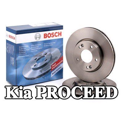 BOSCH القطر الخارجي لقرص المكابح: 280mm, مُهوى, مشحم — 2012 Kia Proceed