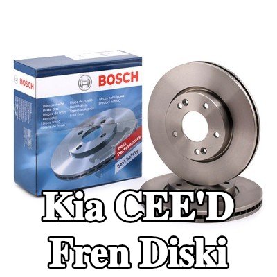BOSCH Fren diski Dış Çap: 280mm, Havalandırmalı, Yağlanmış — 2011 Kia Cee'd