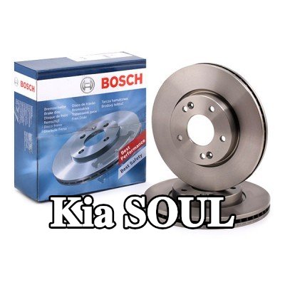 BOSCH القطر الخارجي لقرص المكابح: 280mm, مُهوى, مشحم — Kia Soul