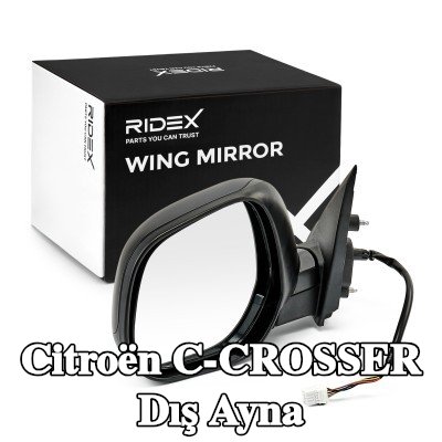 RIDEX Sol yan ayna, Elektrikli — Citroën C-crosser