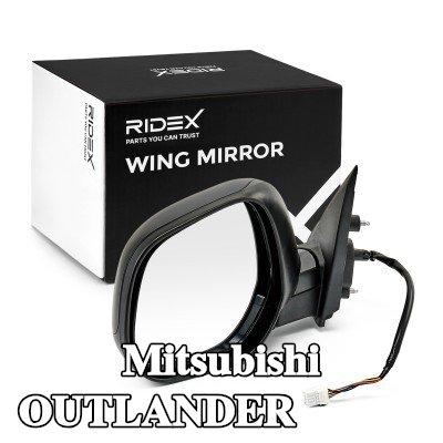 RIDEX مرآة جانبية يسرى, كهربائي — 2012 Mitsubishi Outlander