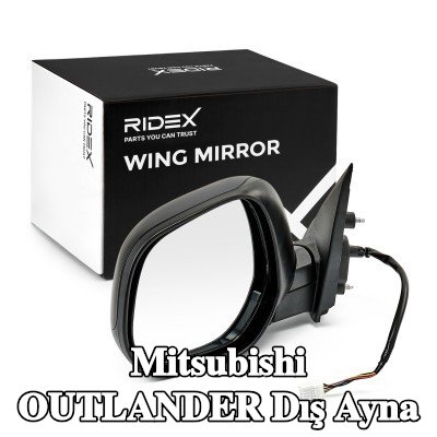 RIDEX Sol yan ayna, Elektrikli — 2012 Mitsubishi Outlander