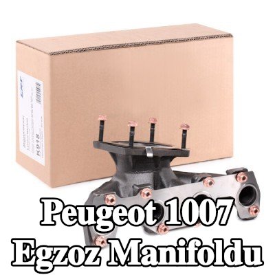 LRT Montaj parçaları ile egzoz manifoldu — Peugeot 1007