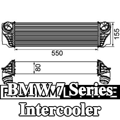 MAHLE Intercooler — 2002 BMW 7 Series