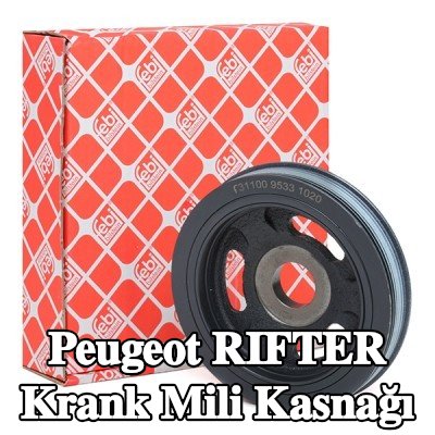 FEBI BILSTEIN Krank mili için krank mili kasnağı — Peugeot Rifter
