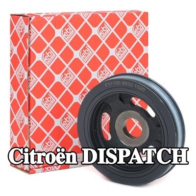 FEBI BILSTEIN بكرة العمود المرفقي للعمود المرفقي — 2012 Citroën Dispatch