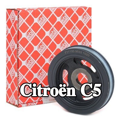 FEBI BILSTEIN بكرة العمود المرفقي للعمود المرفقي — 2012 Citroën C5