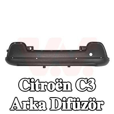 VAN WEZEL Arka difüzör — Citroën C3