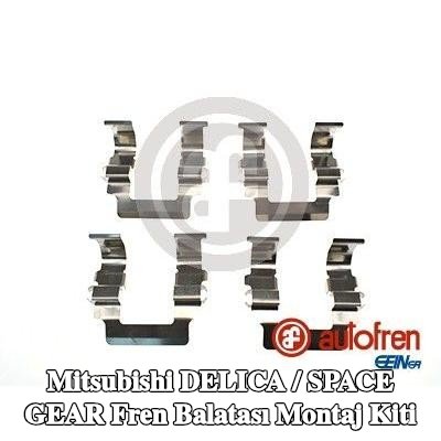 AUTOFREN SEINSA Fren balatası montaj kiti Ön Aks — Mitsubishi Delica / Space Gear